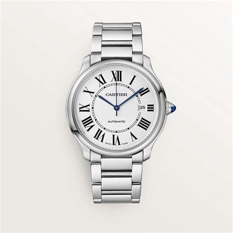 cartier watch ronde|must de cartier round watch.